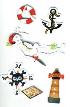 Handmade Sticker Pirate V