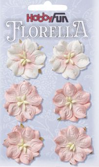 FLORELLA flowers soft pink - 3,5 cm