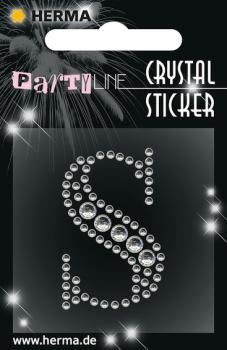 Party Line Crystal Sticker Letter S