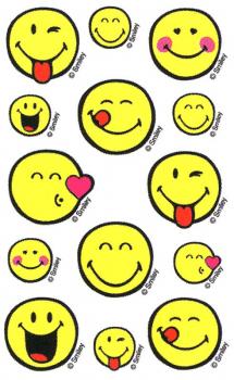 Smiley sticker with movement effect