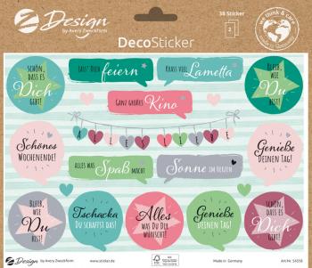 Trend Sticker A5 Deco Good wishes 38 stickers
