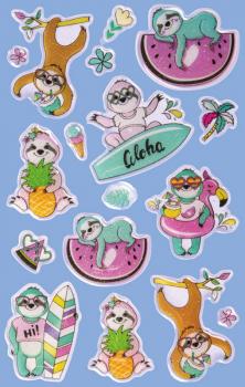 Glossy Stickers Sloth 15 Sticker