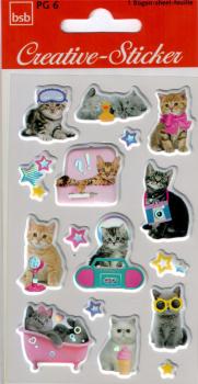 Puffy sticker Kittens