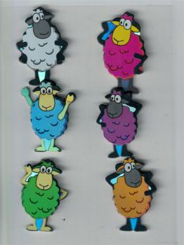 Metallic Sticker collages sheep