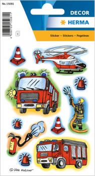 Fire engine vehicle sticker