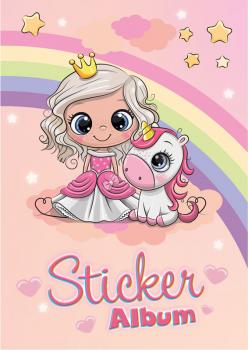 Sticker album A5 Prinzessin Sweetie
