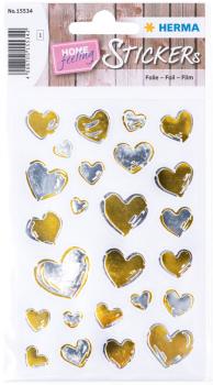 Creative sticker hearts