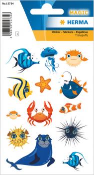 Sticker cheeky sea creatures