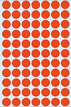 Marking points Ø 13 mm red