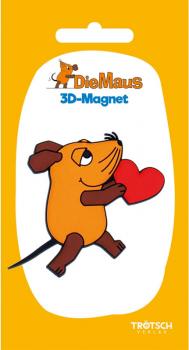 3D Magnet The Mouse With Heart