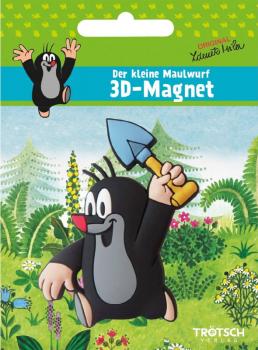 3D magnet The little mole with shovel