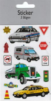 Paper Sticker Vehicles