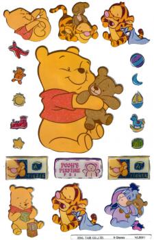 Glossy stickers Baby Pooh I