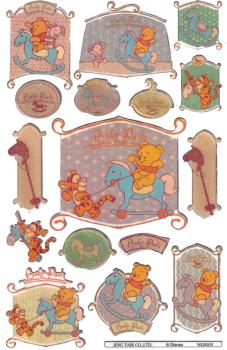 Glossy stickers Baby Pooh III