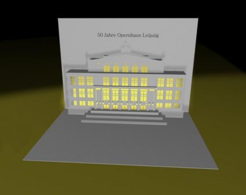 3D map of Leipzig Opera House
