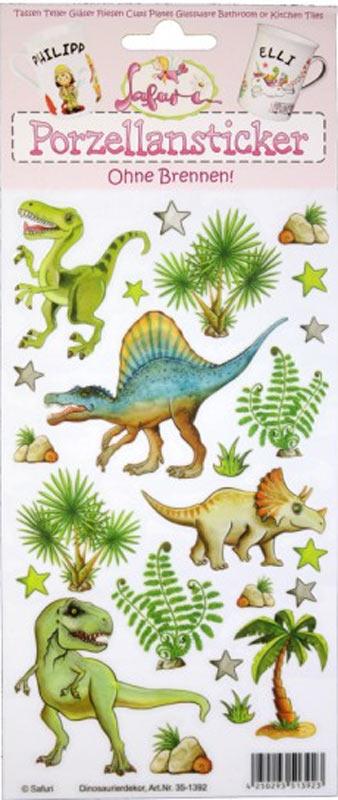 Porcelain Sticker Dinosaurs