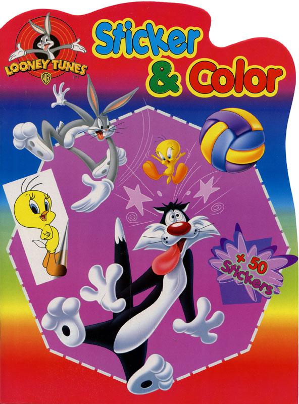 Stickers & Coloring Book A4 Looney Tunes