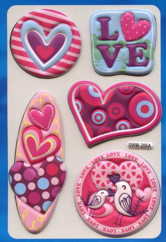 Funny Magnets Love Hearts