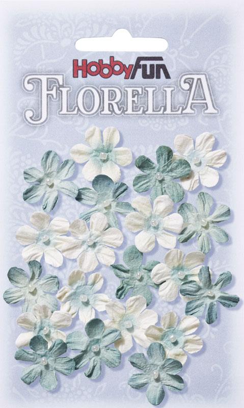FLORELLA flowers light blue - 2,0 cm