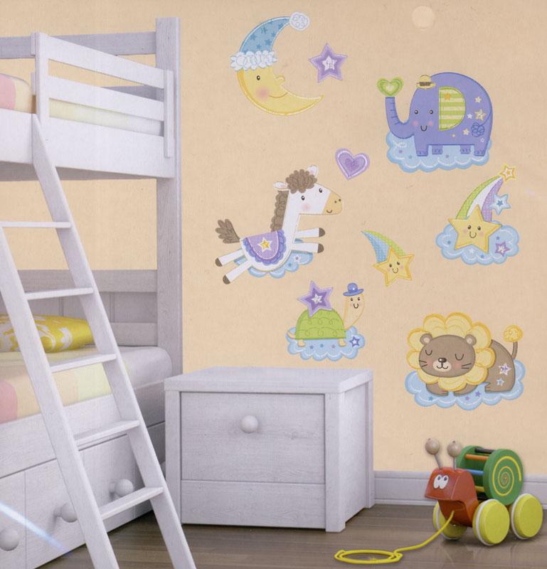 Wall stickers animals Goodnight 3D look
