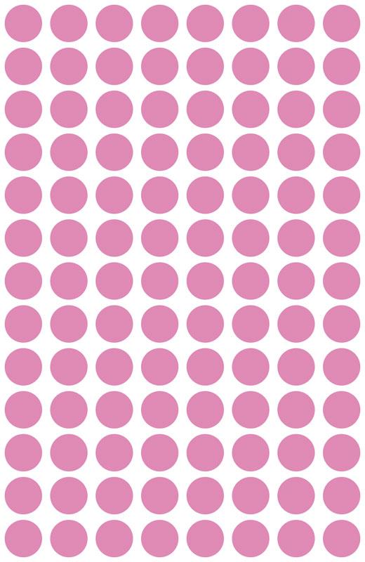 Marking dots Ø 8 mm pink removable