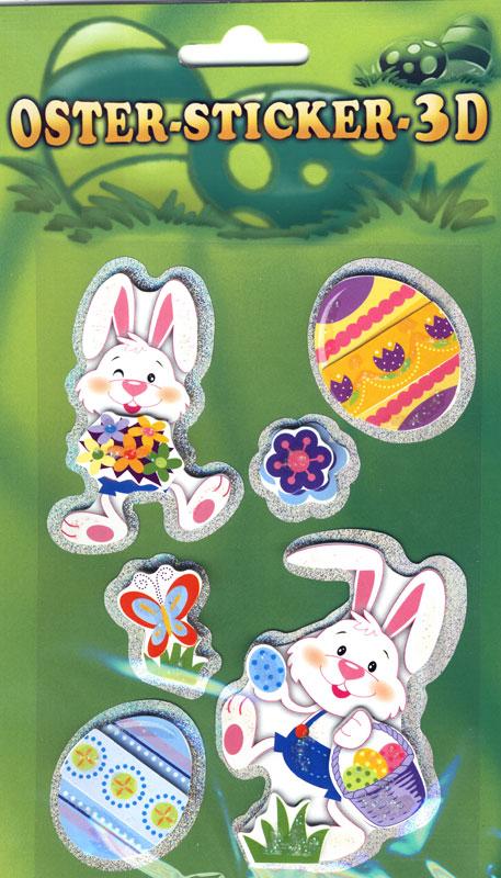 Collage Easter Sticker 3D VIII