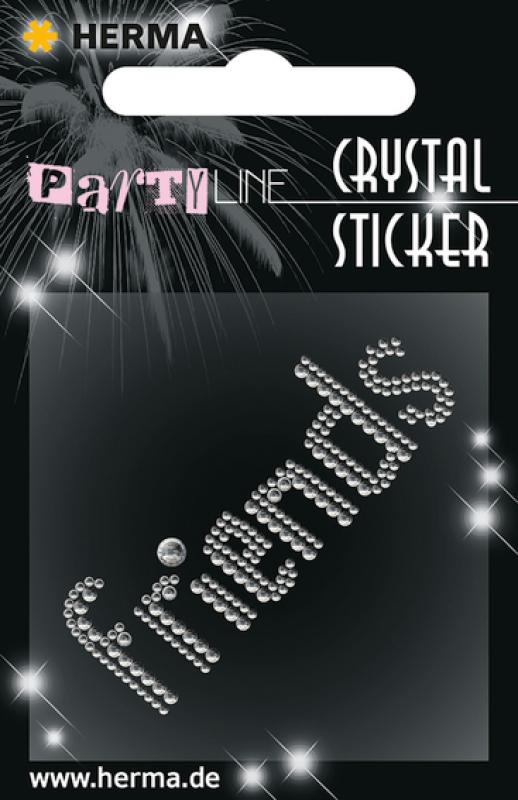 Party Line Crystal Sticker Friends