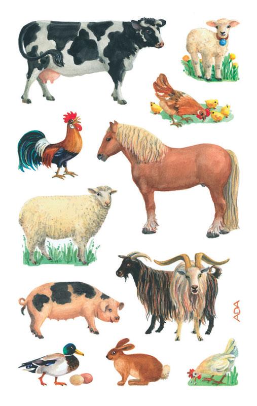 Farm Animals Paper Sticker