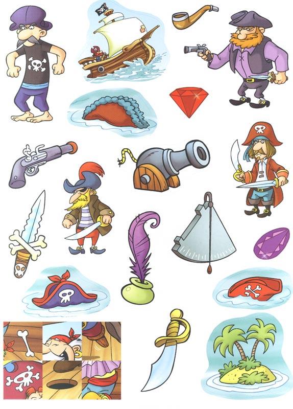 Game and puzzle book PIRATES