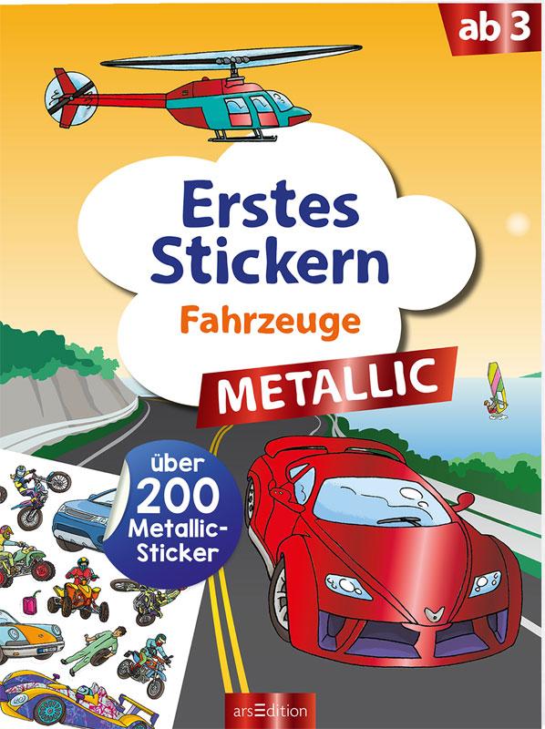 First stickers metallic - vehicles + 200 stickers