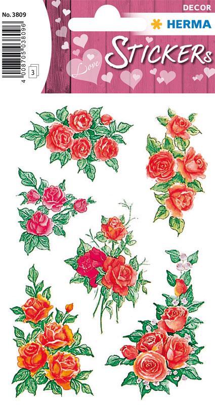 Sticker rose bouquets