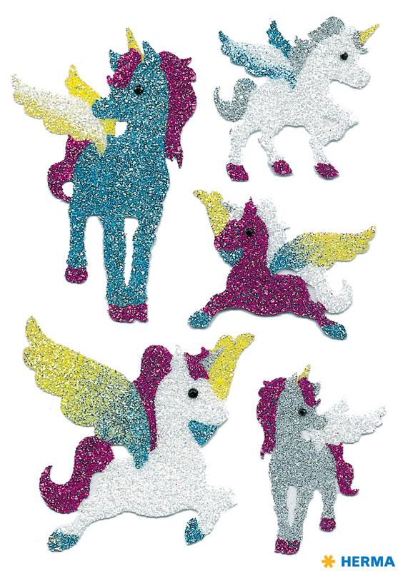 Noble sticker unicorns Diamond glittery