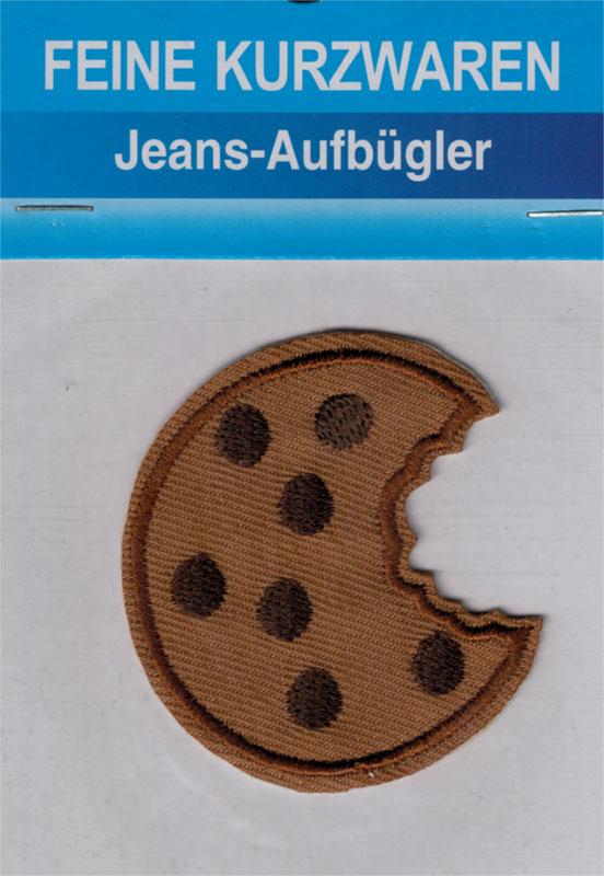 Jeans iron-on cookie