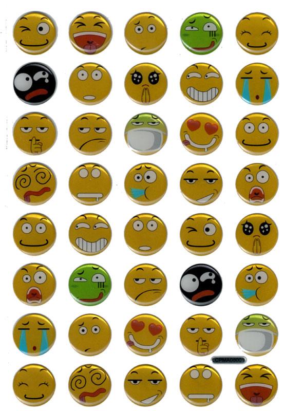 Crystal Smiley Emotion Sticker