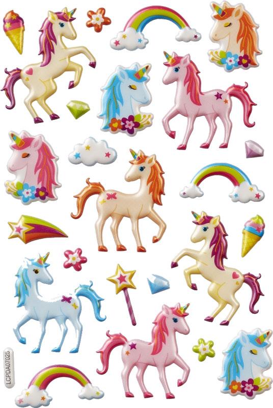 SOFTY - sticker unicorn I