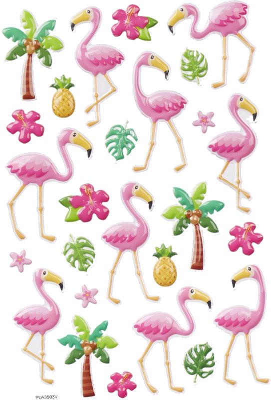 Balloon stickers XL Flamingo