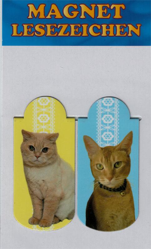 Magnetic Bookmarks Cat