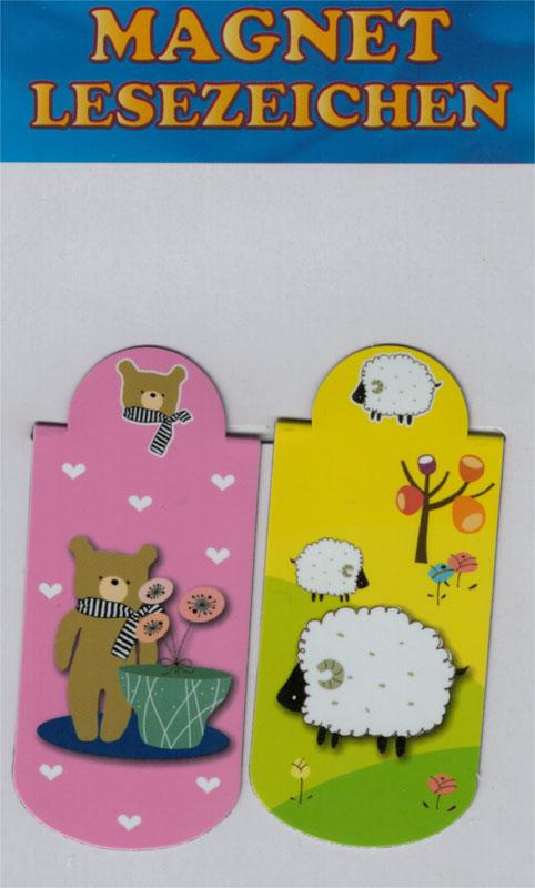 Magnetic Bookmarks bear / sheep
