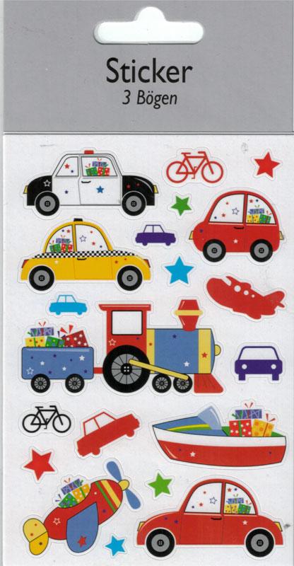Paper Sticker Vehicles