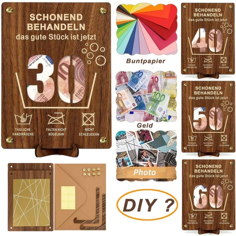 Birthday money holder with stand 30 years Birthday money holder with stand 30 years