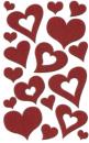 Noble Sticker Hearts red