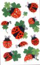 Clover Lucky Ladybug Stickers