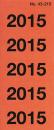Year dates 2015 red