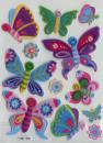 3D Sticker mica butterfly