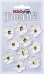FLORELLA flowers white - 2,5 cm