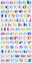 SOFTY - stickers colorful letters small 9 mm