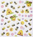 Design stickers funny bees