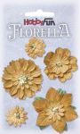 FLORELLA flowers fawn -  2,5 / 5,5 cm