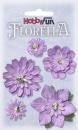 FLORELLA flowers lavender -  2,5 / 5,5 cm