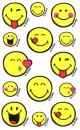 Smiley sticker with movement effect